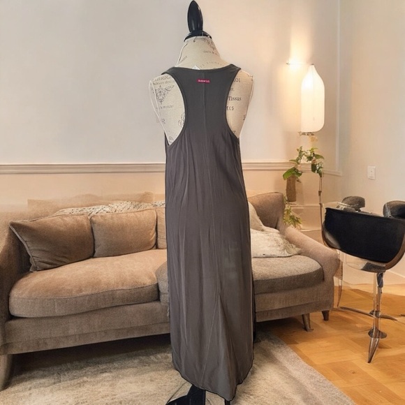 Hard Tail racer back grey dress. Great after yoga. For the beach. For the pool. - Picture 11 of 16